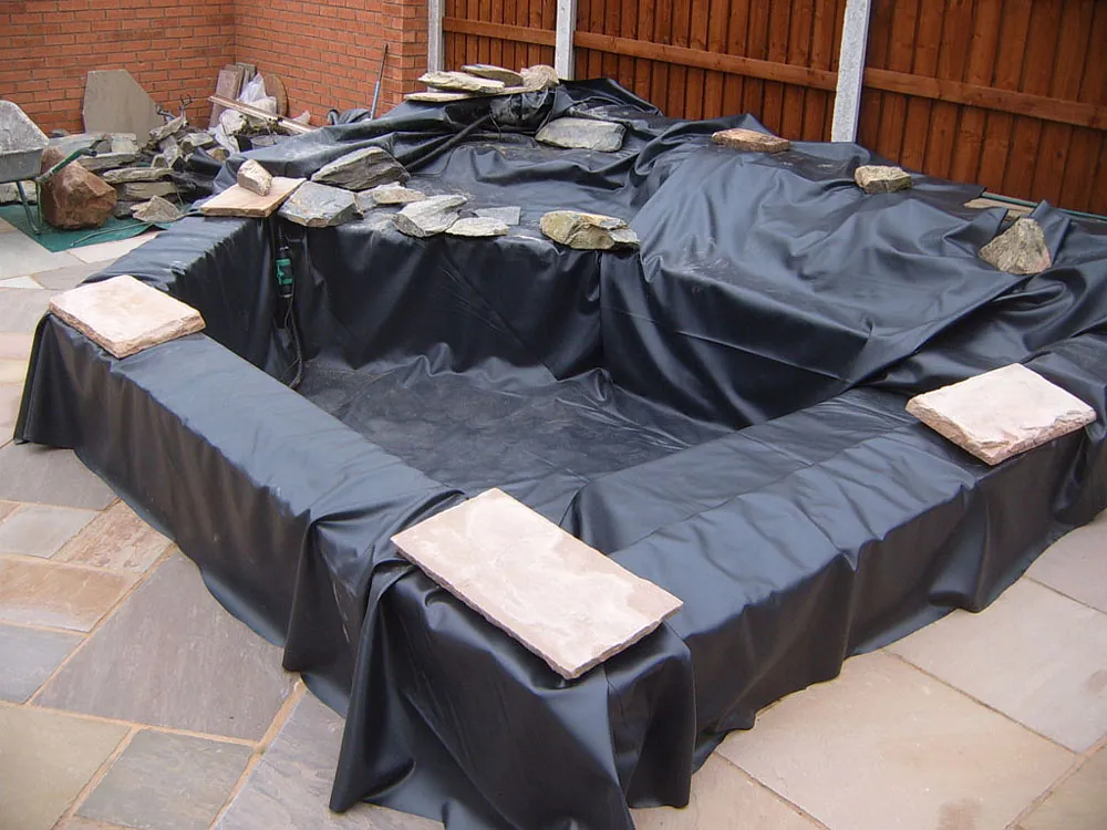 garden pond construction