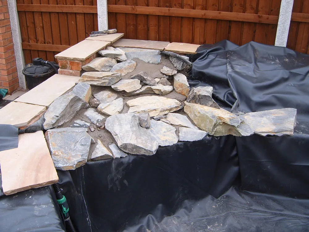 garden pond construction
